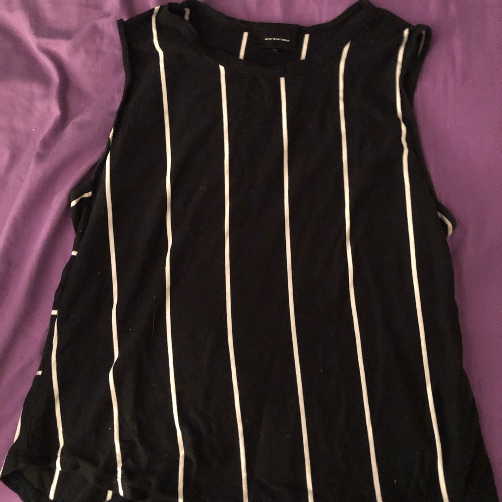 Striped tank top BARELY WORN